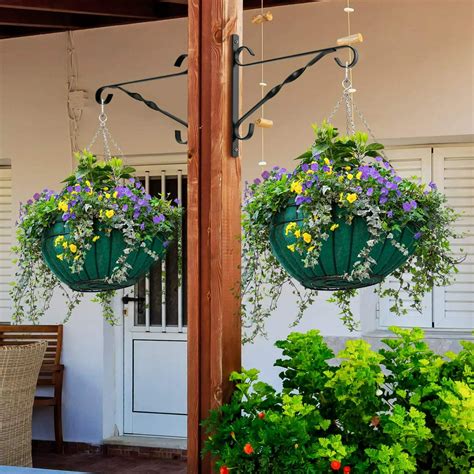 metal brackets for plants|metal hanging plant bracket.